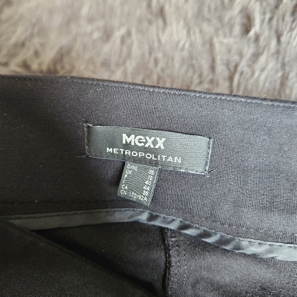 Mexx Metropolitan Leather Accent Leggings Stretchy Pants Size 8 - Picture 4 of 6